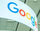 Logo von Google auf einem Schild