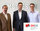 Werbeagentur – Gruppenbild von Reinhold Mesch, Prof. Dr. Jürgen Redelius und Matthias Vetter